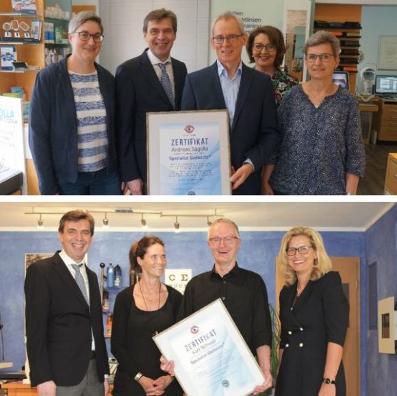 WVAO: Gleitsicht-Auszeichnungen im Mai 2018