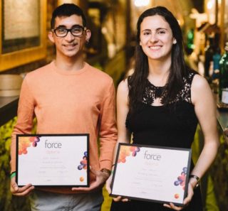 CooperVision: die Gewinner des FORCE 2018 sind Pablo Arlanzon und Laura Valencia