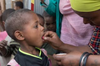 CBM: Medikamentenverteilung gegen Trachom in Äthiopien