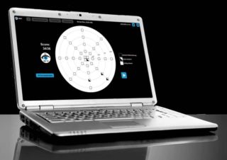 Macular Mapping Test für AMD - Computer mit MMT