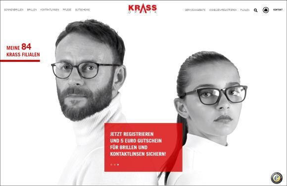 Krass Optik - Website