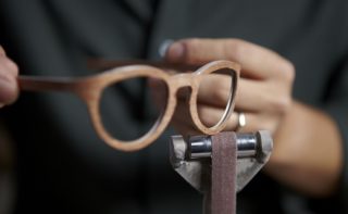 W-eye Holzbrille Schleifen