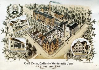 Zeiss 175 Jahre: Jubiläums-Postkarte