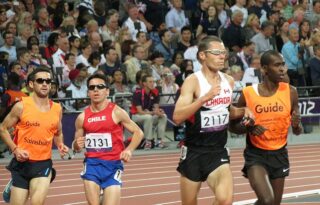 Paralympics London: Läufer mit Sehbehinderung
