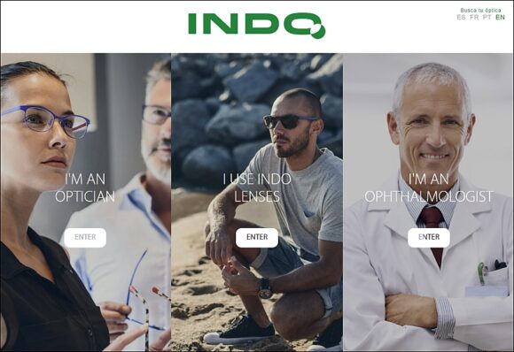Indo Optical Website