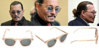 Johnny Depp mit Brille