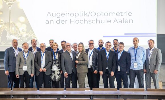 Hochschule Aalen: die Referenten beim Symposium zu 60 Jahren Augenoptik