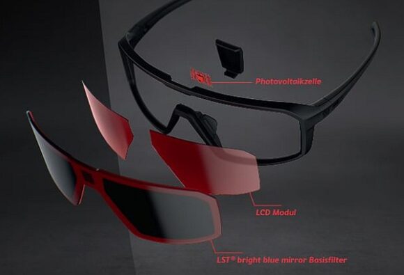 Silhouette Sportbrille e-sense Tech illu