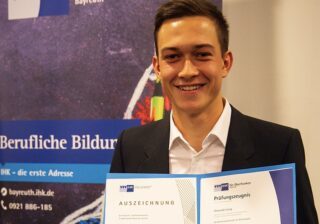 Rupp Hubrach: Alexander Lang, Auszeichnung als Bundesbester 2023
