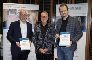 Karl Amon Award 2023: Dautzenberg, Amon, Jaeger - c Volker Meyer