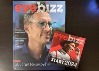 Titel eyebizz 1-2024: 20 Jahre neues Sehen