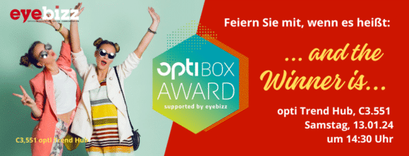 Verleihung opti box award 2024 eyebizz