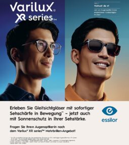 EsslorLuxottica Essilor Varilux Mehrbrillen-Kampagne Anzeige