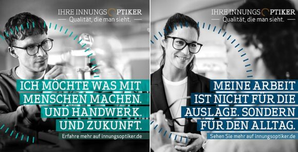 ZVA-Kampagne Ihre Innungsoptiker - Motive 2025