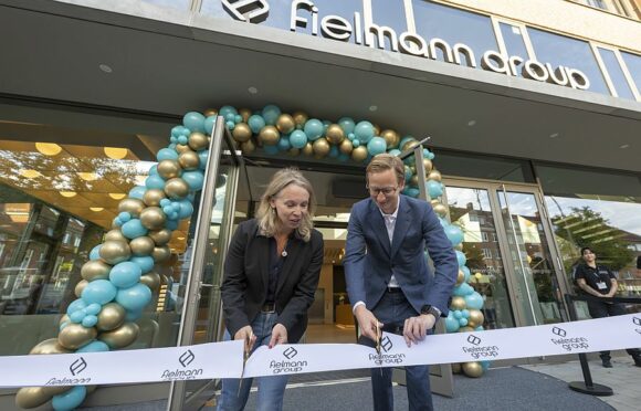 Eröffnung Fielmann HeadOffice 2025 mit Katja Groß und Marc Fielmann
