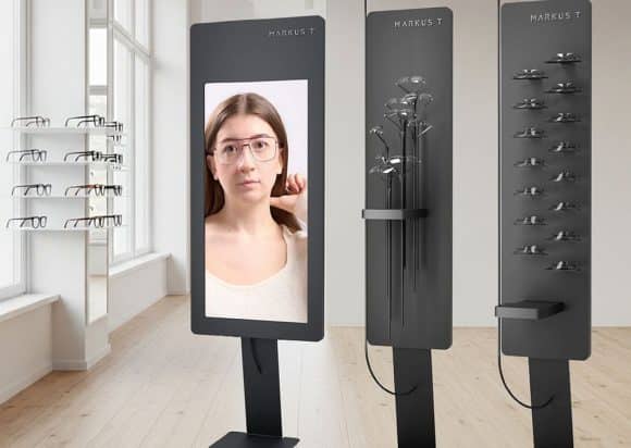 Markus T PoS Display Optician black