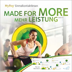 CooperVision MyDay Einmal-Kontaktlinsen Visual