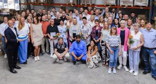 MPG&E Kontaktlinsen 25 Jahre Team-Feier