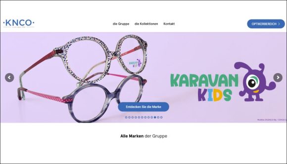 Website von KNCO Karavan Kids neu bei DEG