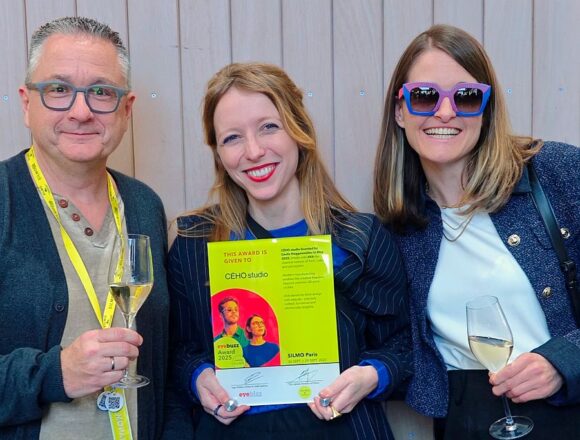 CEHO studio eyebuzz Award 2025 Verleihung: Ingo Rütten, Cecile Hoggenmüller, Eva Passmann