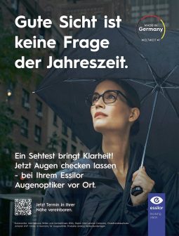 Essilor Varilux Herbstsehtest Kampagne 2025 Motiv