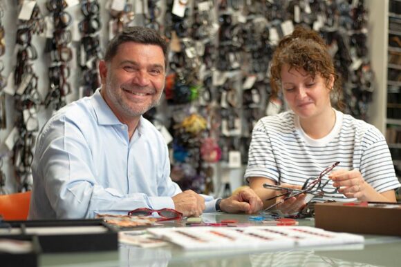 JF Rey Fabrice Albert CEO und Fausta Padula designerin