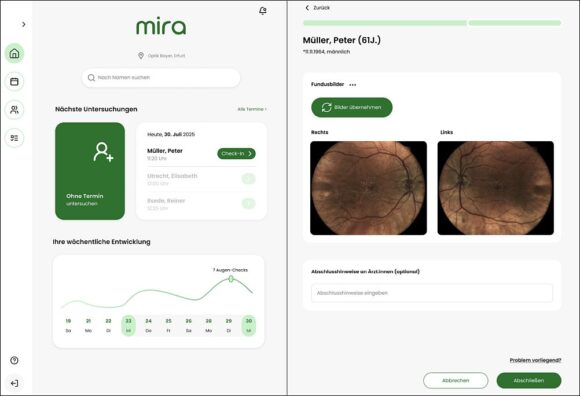 Mira Software Screenshots c Mirantus Health
