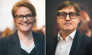 Celine Berg und Andrea Mazzo c EssilorLuxottica