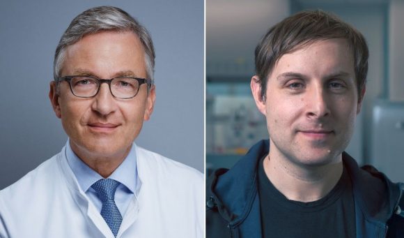 Prof. Frank Holz und Max Hodak c Science Corporation