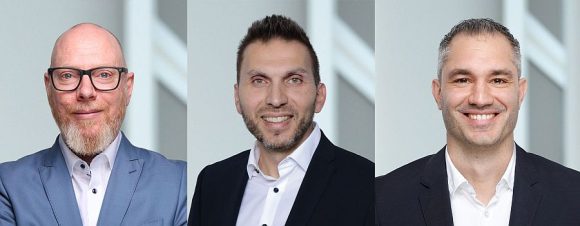 Topcon Deutschland Medical mit Torsten Pötzsch, Stefan Hünerbein, Patrik Stoll