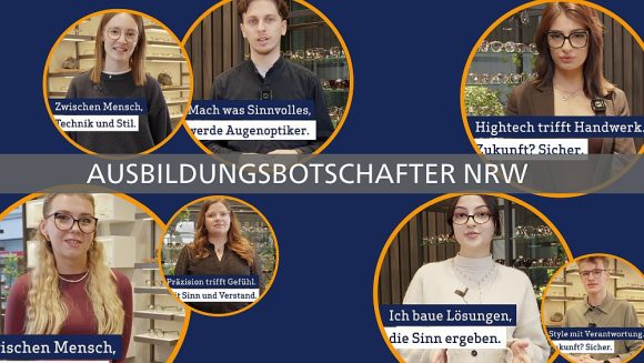 Kampagne Innungs-Optiker Ausbildungs-Botschafter NRW 2026 c AOV NRW