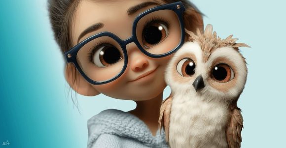 MPO (MYO)Spirit Myope-Glas Kampagne Spirit Animals - hier die Eule