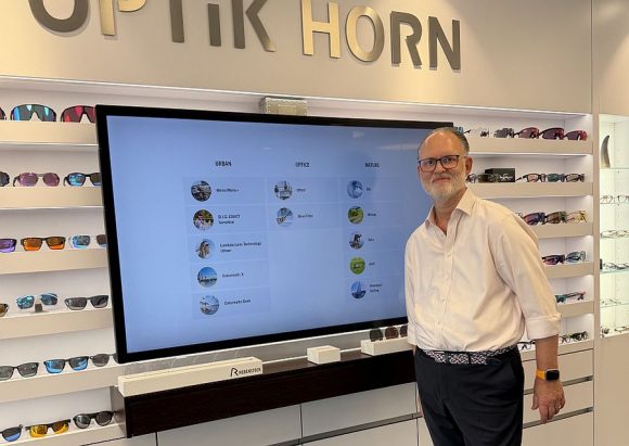 Rodenstock Experience Wall bei Optik Horn in Würzburg - Alexander Horn