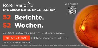 Visionix icare PR-Anzeige 52 Wochen